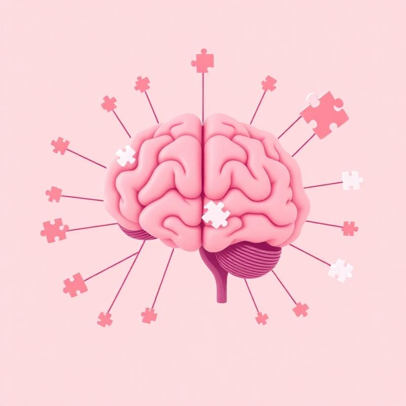 Imagem de um cerebro, que representa a Neuropsicologia